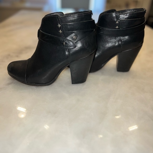 Rag & Bone Harrow black booties (37.5) - Picture 3 of 9